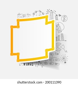 Drawing business formulas: handshake