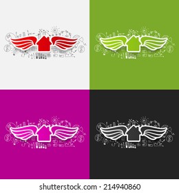 Drawing business formulas: house
