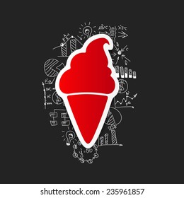 Drawing business formulas: ice