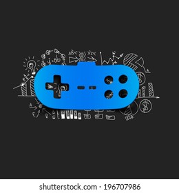 Drawing business formulas: joystick