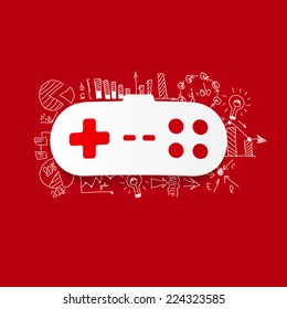 Drawing business formulas: joystick