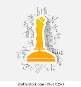 Drawing business formulas: joystick