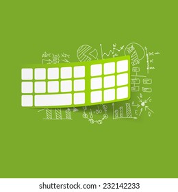 Drawing business formulas: keyboard