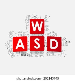 Drawing business formulas: keypad