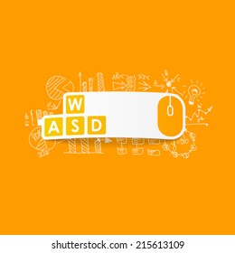Drawing business formulas: keypad