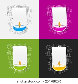 Drawing business formulas: lamp