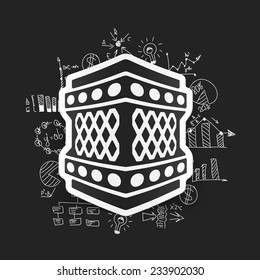 Drawing business formulas: lantern