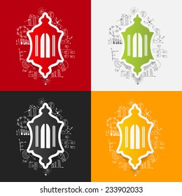 Drawing business formulas: lantern