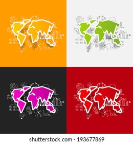 Drawing business formulas: map