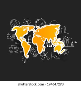 Drawing business formulas: map