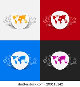 Drawing business formulas: map