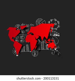 Drawing business formulas: map