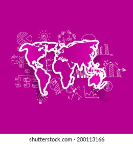 Drawing business formulas: map
