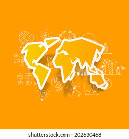 Drawing business formulas: map