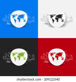 Drawing business formulas: map