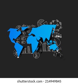 Drawing business formulas: map
