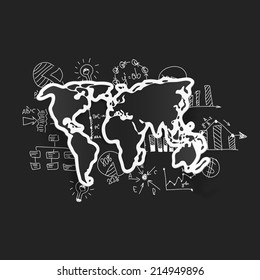 Drawing business formulas: map