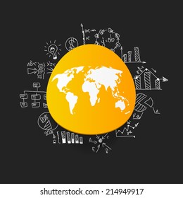 Drawing business formulas: map