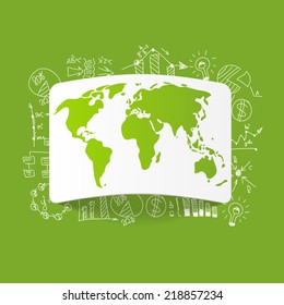 Drawing business formulas: map
