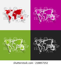Drawing business formulas: map