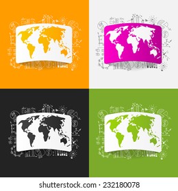 Drawing business formulas: map