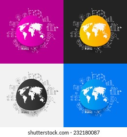 Drawing business formulas: map