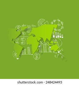 Drawing business formulas: map