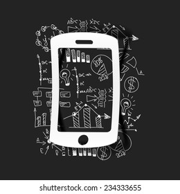 Drawing business formulas: mobile