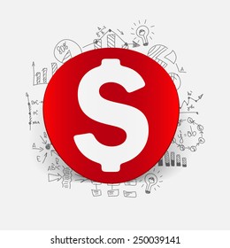 Drawing business formulas: money