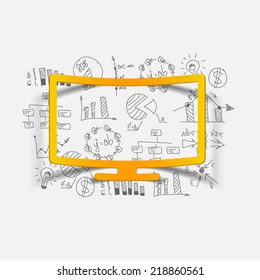 Drawing business formulas: monitor