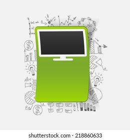 Drawing business formulas: monitor