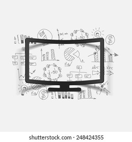 Drawing business formulas: monitor