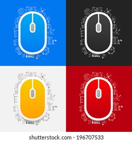 Drawing business formulas: mouse