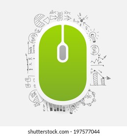 Drawing business formulas: mouse