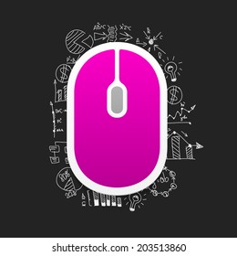 Drawing business formulas: mouse