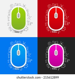 Drawing business formulas: mouse