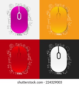 Drawing business formulas: mouse