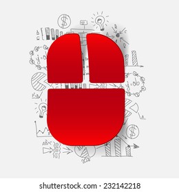 Drawing business formulas: mouse