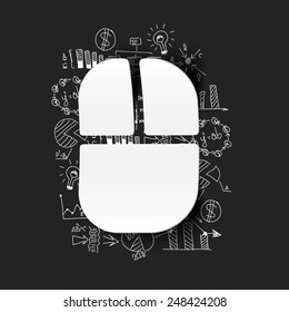Drawing business formulas: mouse
