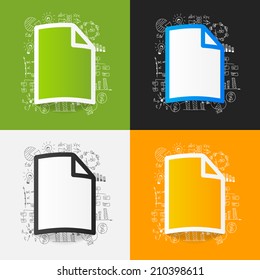 Drawing business formulas: paper
