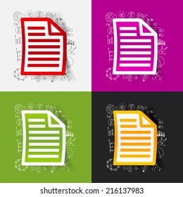 Drawing business formulas: paper