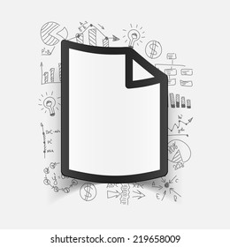 Drawing business formulas: paper