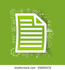 Drawing business formulas: paper