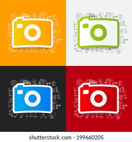 Drawing business formulas: photo