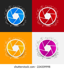 Drawing business formulas: photo