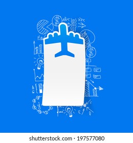 Drawing business formulas: plane