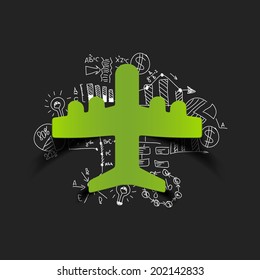 Drawing business formulas: plane