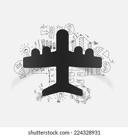 Drawing business formulas: plane