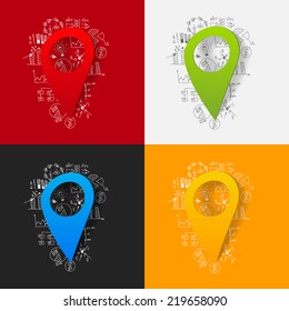 Drawing business formulas: pointer