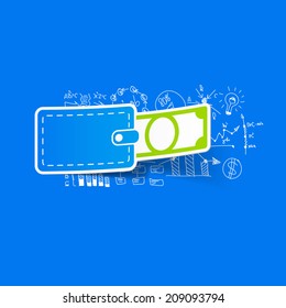 Drawing business formulas: purse